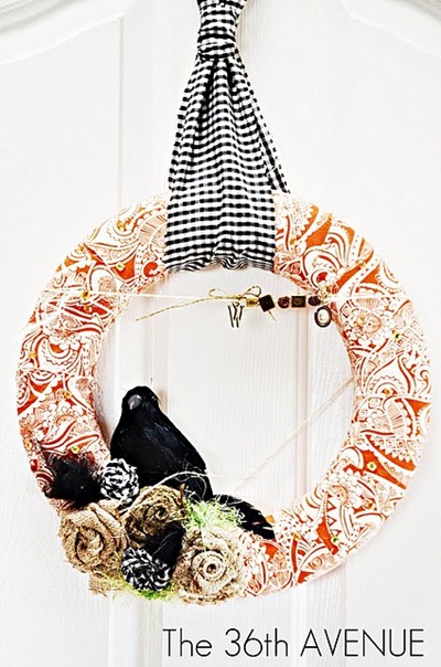 halloween wreath tutorial