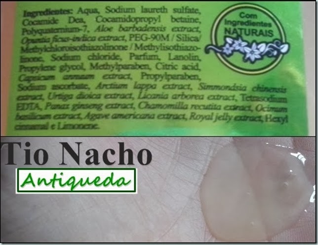 Testei Shampoo Tio NACHO AntiQueda- Ervas Milenares Tio NACHO AntiQueda
