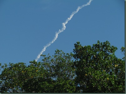 rocket launch off of Wabasso Causeway