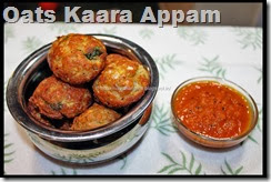 Oats Kaara Appam Oats Kaara Appam