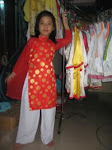 Áo dài truyền thống cho bé Áo dài truyền thống cho bé