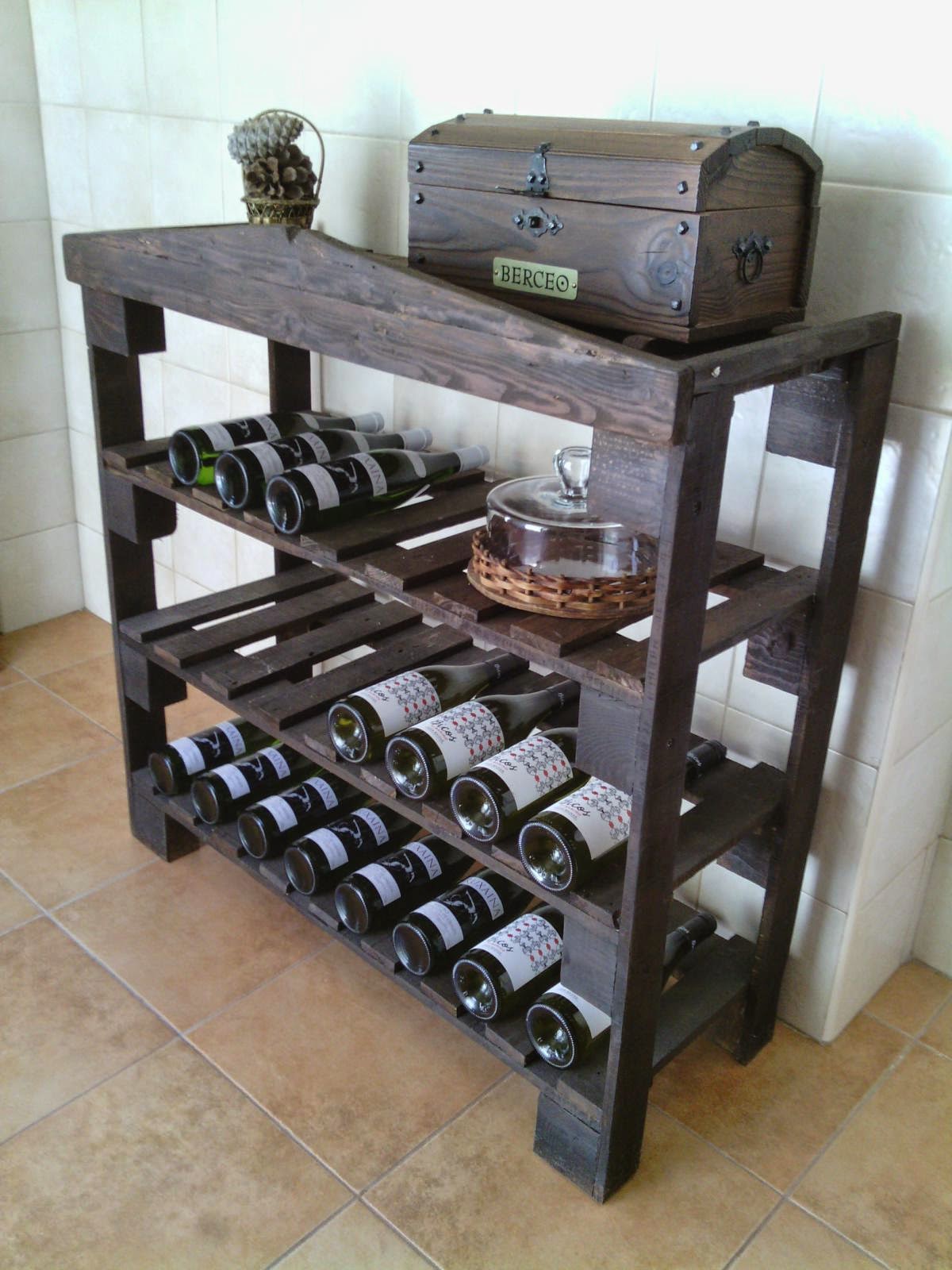 THE PALLET FACTORY Leñera para el jardín