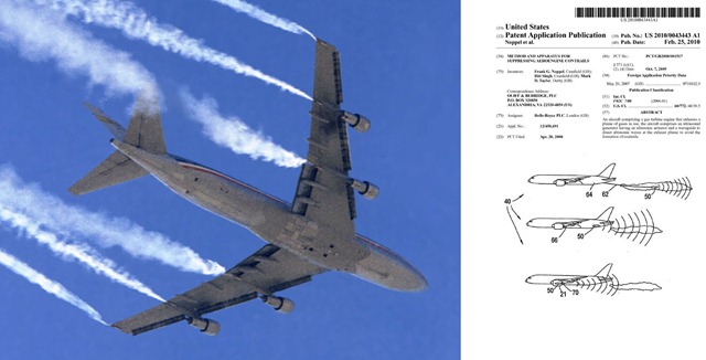 Chemtrails: Patente oficial registada nos USA