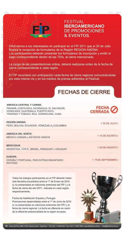Cierre de la Regi&oacute;n Andina