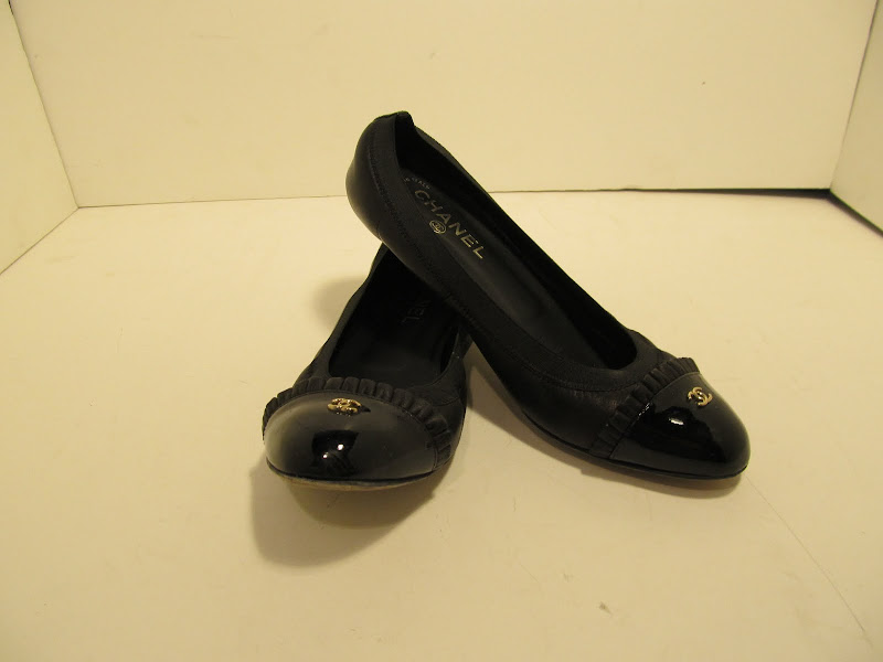 Chanel Pleat Flat