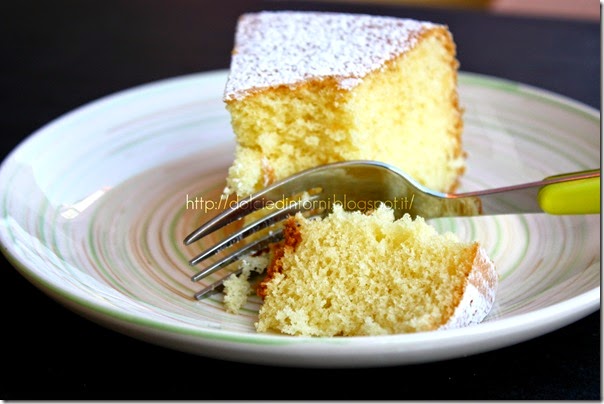 Hot milk sponge cake Hot milk sponge cake