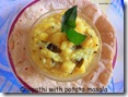 46 - Chapathi with potato masala