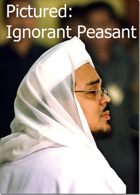 Habib Rizieq Ignorant Peasant