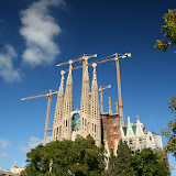 La Sagrada Familia (en travaux... depuis 128 ans !)