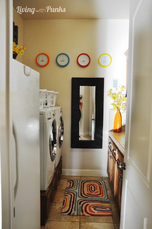 Laundry Room Revamp at Living with Punks