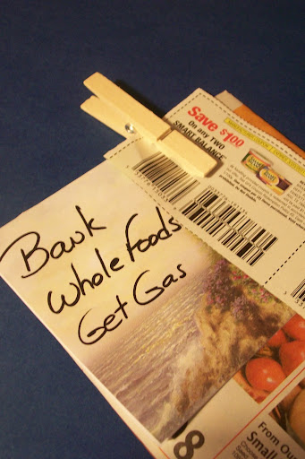 Keep all errands paperwork together.