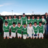 Shamrocks u13 panel V Crosshaven 23/4/12.
Back row, l to r - John Jordan (mentor), Cathal Murphy, David O'Sullivan, James Lynam, Daniel O'Mahony, Shane Flavin, Stephen Fox, Ruairi Meighan, Evan Seymour, James O'Keeffe, Jed O'Flaherty (mentor).
Front, l to r: Shane Downey, Sam Geary, Dylan O'Flaherty, Sean Andrews, Adam Jones, David Fox, Cillian Hayes, Tim Hayes (mentor)