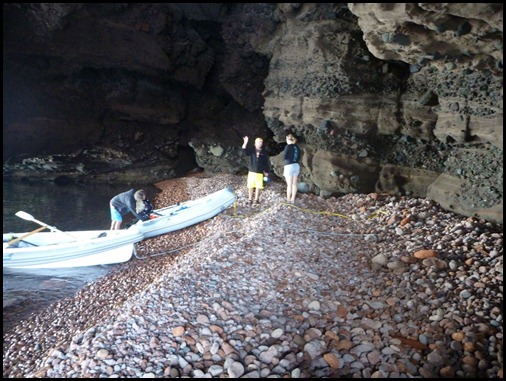 Caleta Partida sea caves