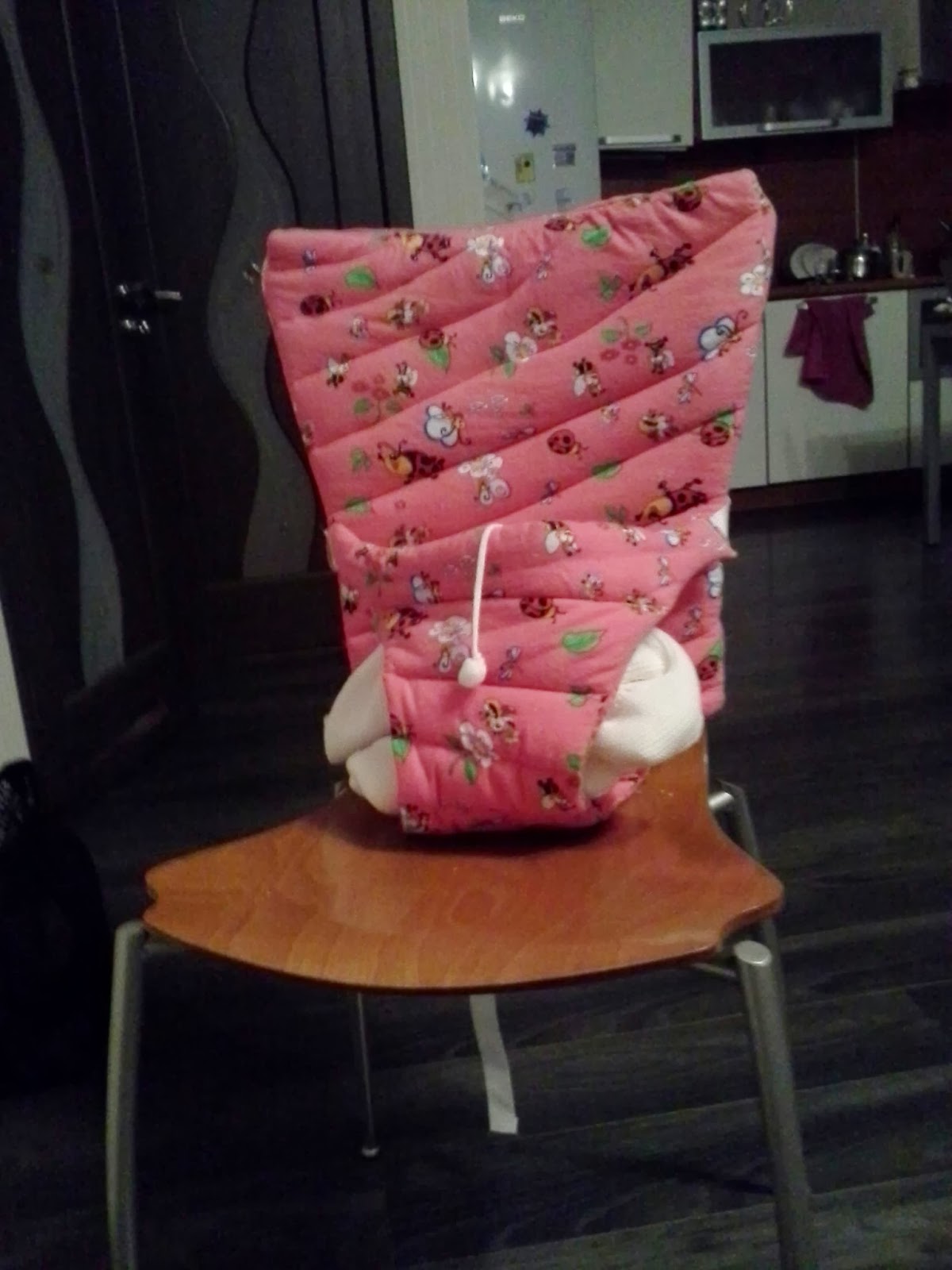 Bahar�ın Ruya�sı Kumaş mama sandalyesi dikimi