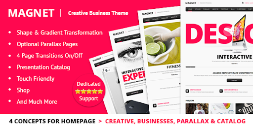 MAGNET - Creative Business WordPress Theme - ThemeForest Item for Sale