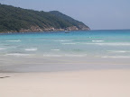 Beautiful white sand beach and crystal clear water Beautiful white sand beach and crystal clear water