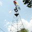 And if thats not enough, theres a windmill, which seems to be widely used in Auroville as I come across it again and again.
