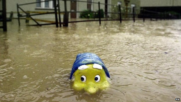 New figures from the UK Environment Agency show that one in every five days saw flooding in 2012, but one in four days saw drought. Some river levels fluctuated between their highest and lowest levels within the space of four months. Photo: PA