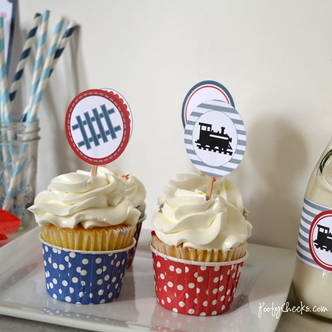 Free Train Party Printables by poofycheeks.com