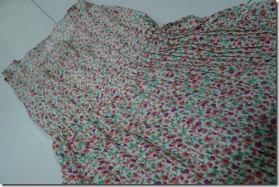 floral pleat dress