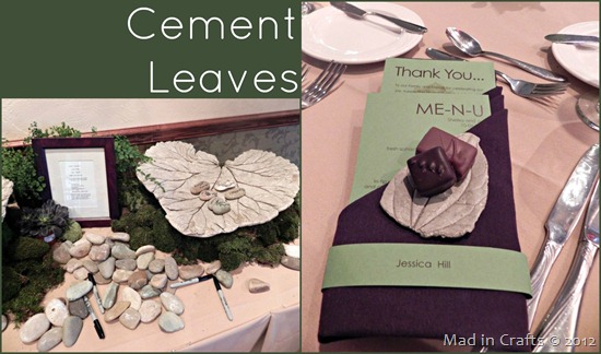 cement leaf impressions