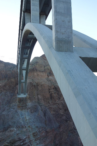 The arch of the bridge is one of the widest in the western hemisphere.