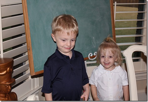 reid is so excited about his new old chalkboard