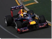 Vettel nelle prove libere del gran premio d'Australia 2013
