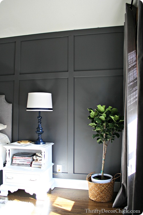 Dark Gray Accent Wall From Thrifty Decor Chick | dark gray accent wall from thrifty decor chick Dark Gray Accent Wall From Thrifty Decor Chick | dark gray accent wall from thrifty decor chick