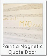 magnetic quote door