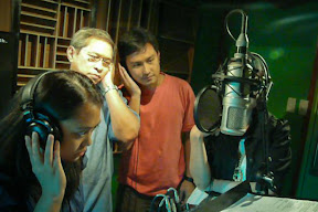 With WWF's Marie Bretana, President Lorenzo Tan and Mark Limchoa
