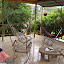 The terrace right outside my room at the hostel.