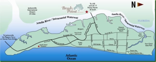 Amelia Island Map