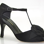 Petrona camoscio nere - tacco 7,5cm n. 37-38-39-40