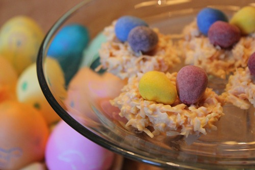 Coconut Nests Easter Candy