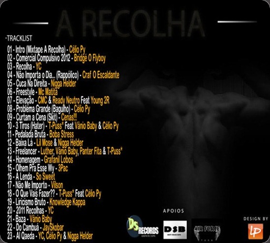 AJ - Mixtape 'A Recolha' (Capa Back)[6]