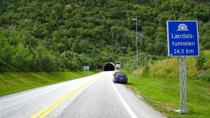 Laerdal (Norway): Đường hầm dài nhất thế giới Laerdal-tunnel-26