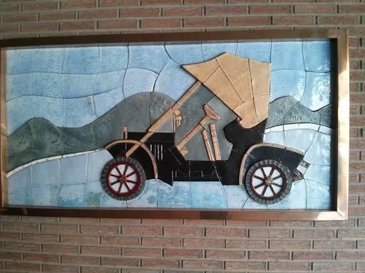 Old Ceramic Car