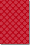 iPhone Wallpaper - Berry Red Quatrefoil - Sprik Space