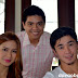 Hubby with Erich Gonzales and Arron Villaflor at The Swiss Deli Restaurant