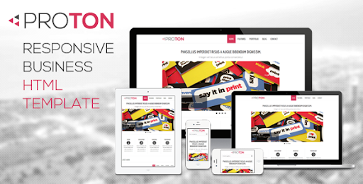 Proton - Responsive HTML Business Website Template - Business Corporate