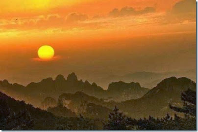 Mount Huang Shan sun rise 04