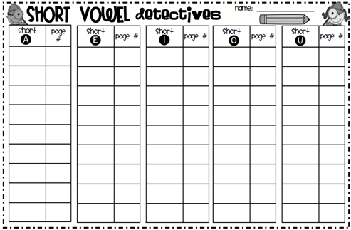 Worksheets Short And Long Vowel Worksheets For First Grade made for 1st grade short vowel activities image