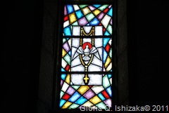 Sabugal - Glória Ishizaka - igreja de são joão - interior - vitral