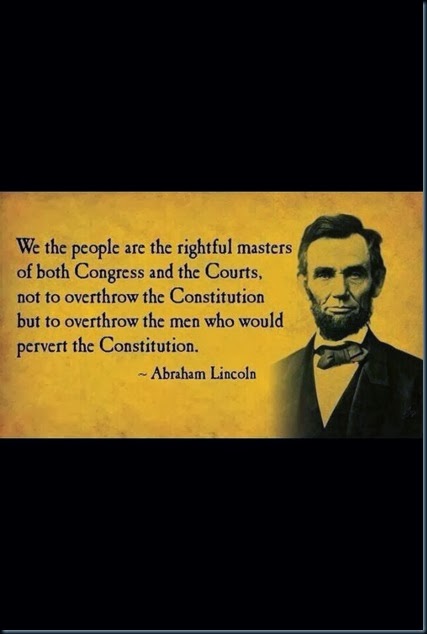 Lincoln on the Congress and Courts