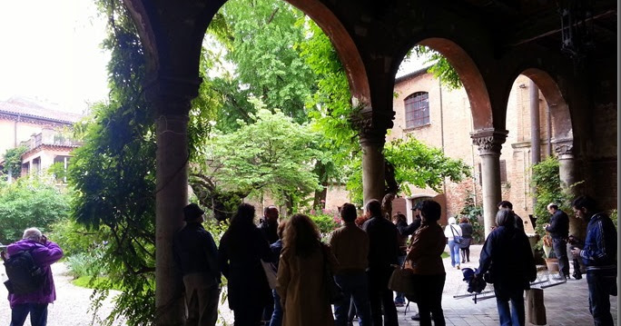 Nel giardino di Palazzo Scroffa