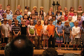 Video - Kai and his 3rd grade classmates perform Steppin (Kai is right next to the microphone stand)