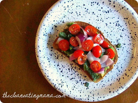 tomato basil toast