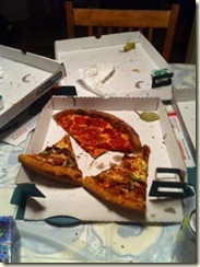 leftovers pizza