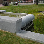 La fontaine 2 mois après son installation